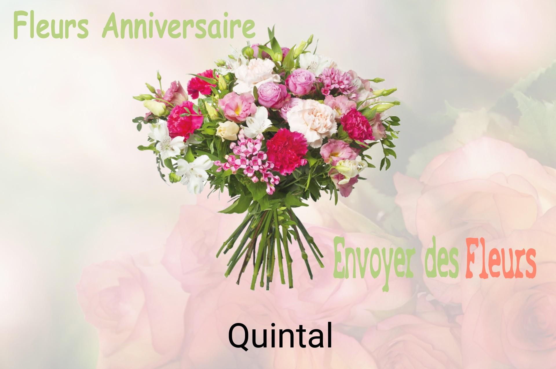 Bouquet de fleurs d’anniversaire livré à Quintal